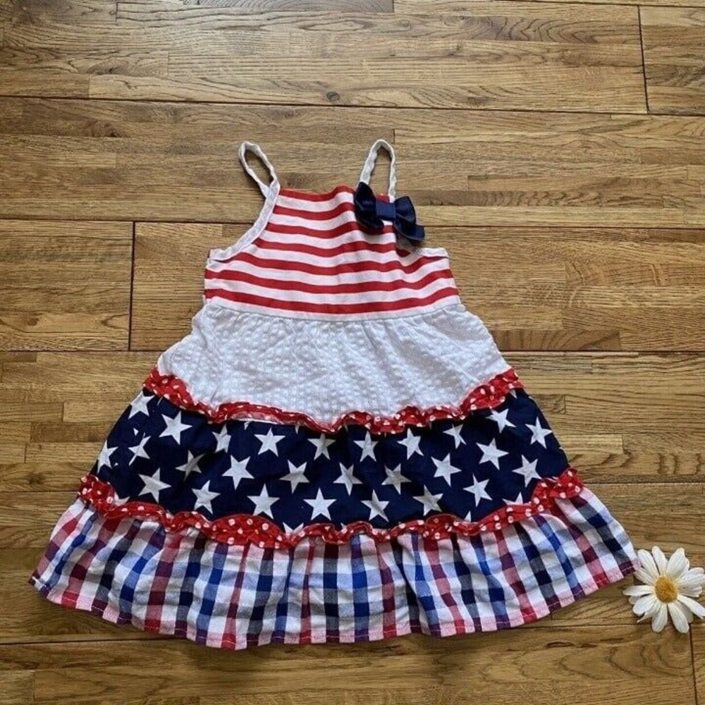 Youngland Patriotic Dress‎ sz 24 mo